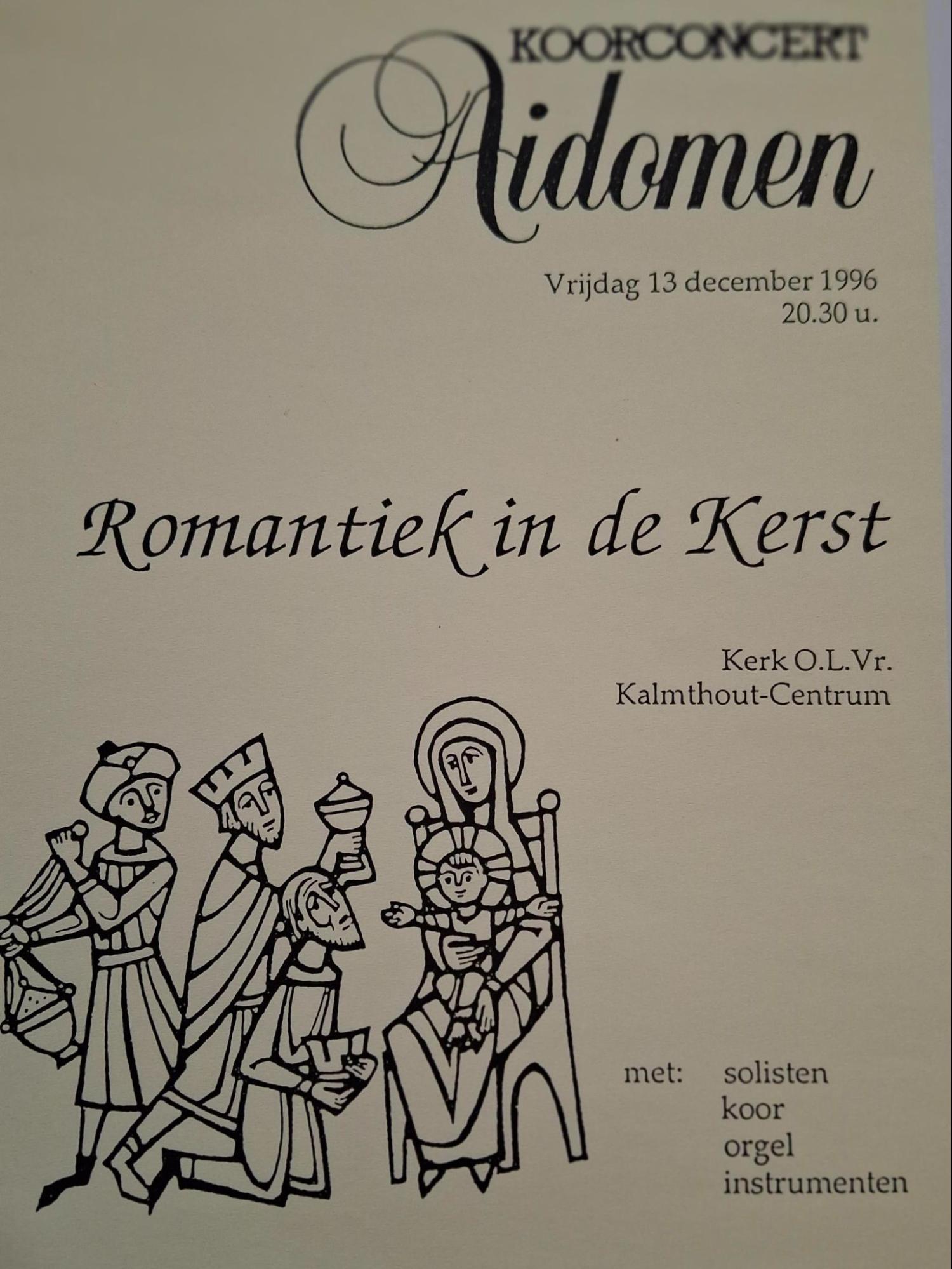 Affiche Romantiek in de kerst